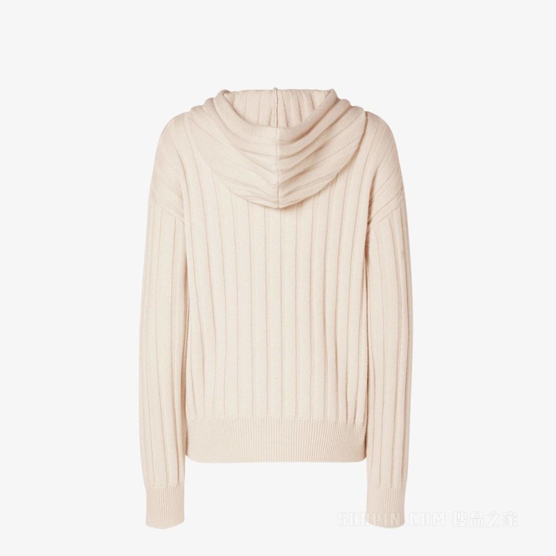 运动衫 白色羊绒运动衫