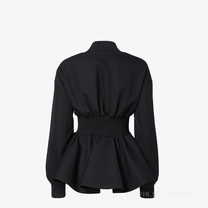 夹克 黑色Grain de poudre羊毛夹克