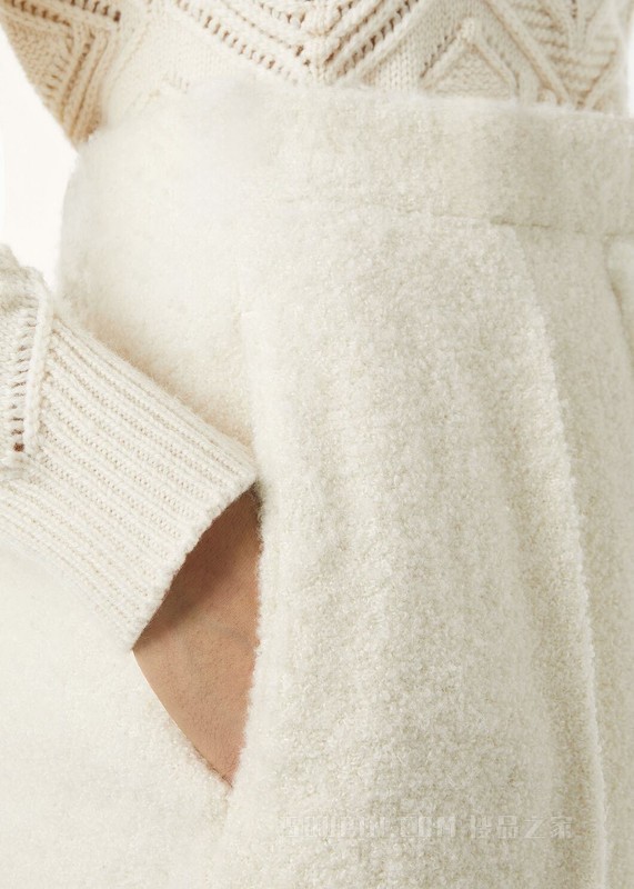 Stellan女士长裤 羊绒, 桑蚕丝