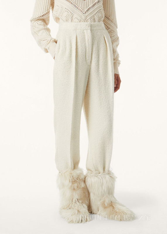 Stellan女士长裤 羊绒, 桑蚕丝