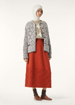 La Plagne女士半身裙 羊绒