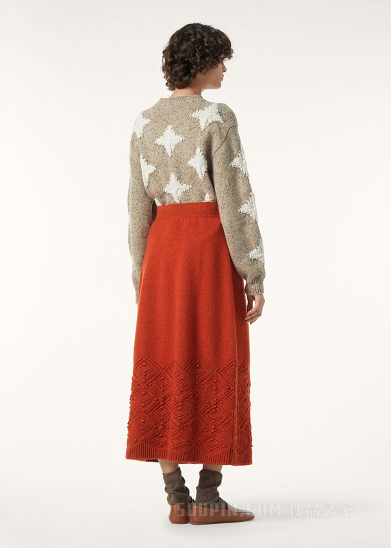 La Plagne女士半身裙 羊绒