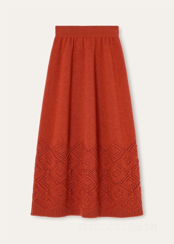 La Plagne女士半身裙 羊绒