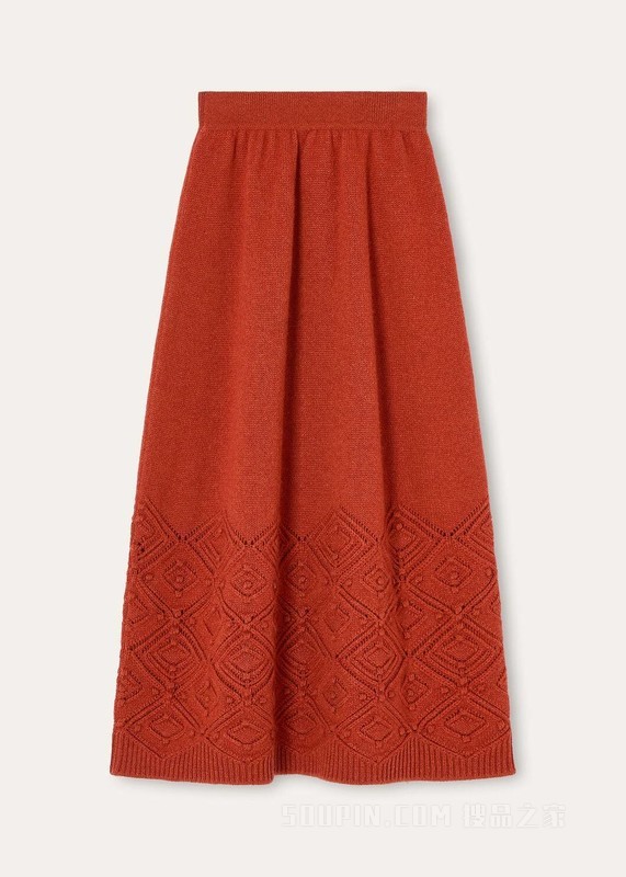 La Plagne女士半身裙 羊绒