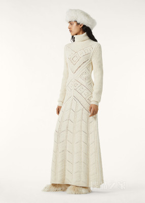 La Plagne女士连衣裙 羊绒