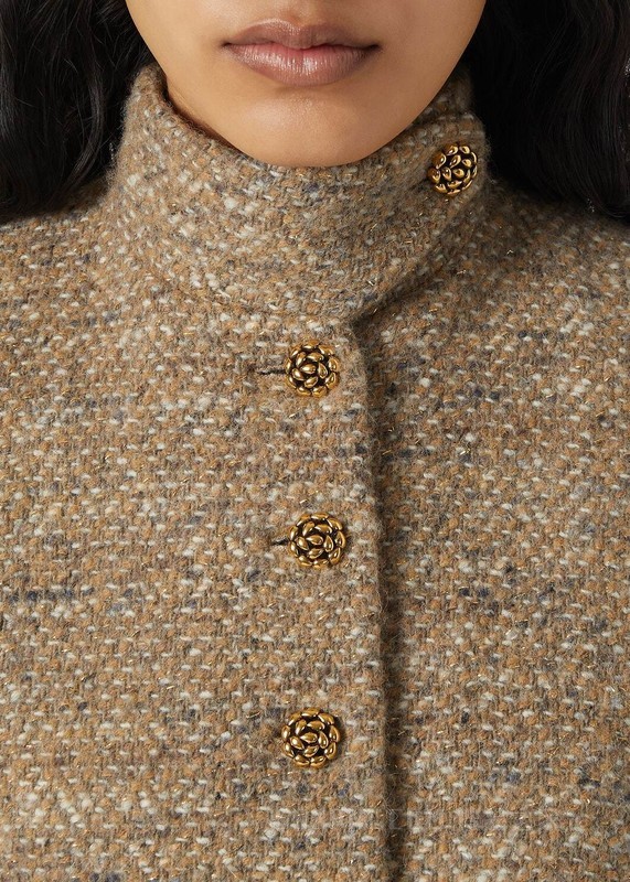 Leman女士马甲 羊驼毛, 初剪羊毛