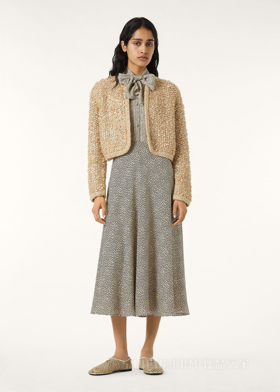 Angela女士衬衫 棉 , 桑蚕丝