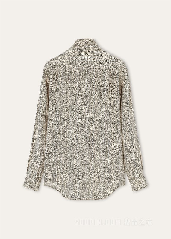 Angela女士衬衫 棉 , 桑蚕丝