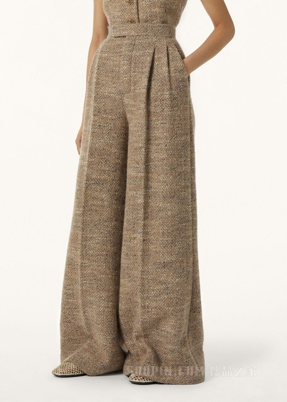 Horst女士长裤 羊驼毛, 初剪羊毛