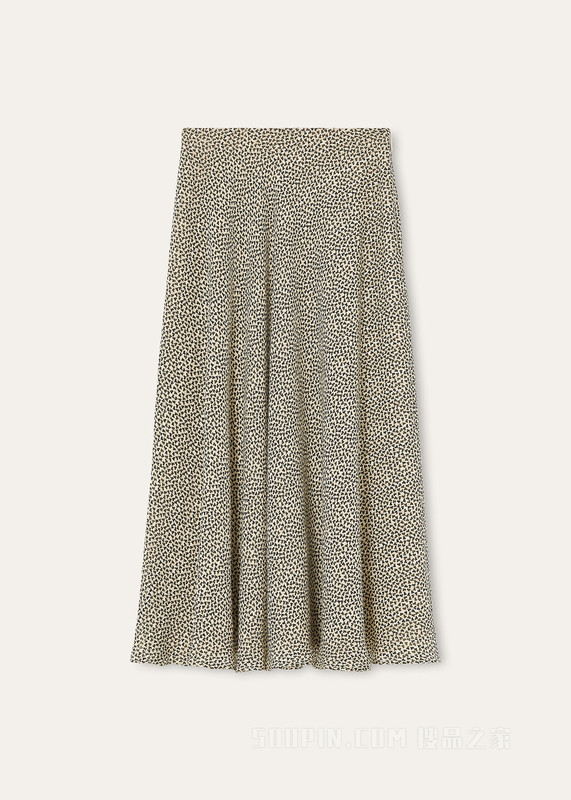 Erika女士半身裙 棉 , 桑蚕丝