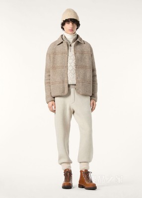 Alta Badia男士衬衫式外套 牦牛毛