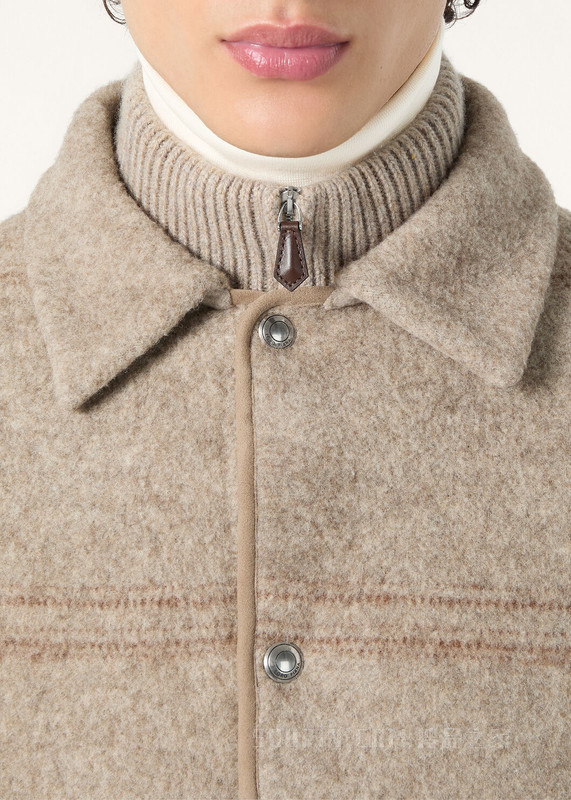 Alta Badia男士衬衫式外套 牦牛毛