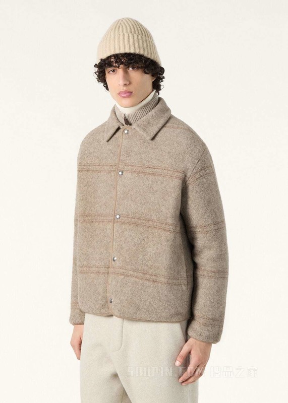 Alta Badia男士衬衫式外套 牦牛毛