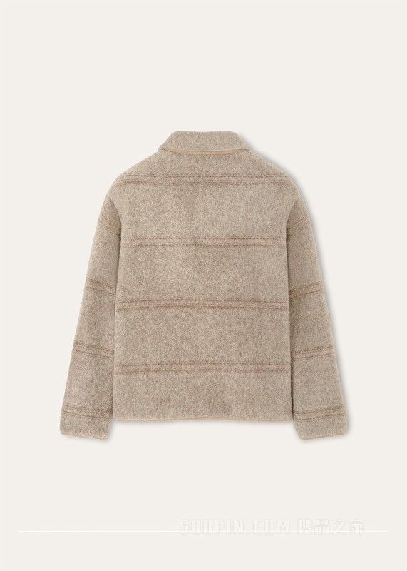 Alta Badia男士衬衫式外套 牦牛毛