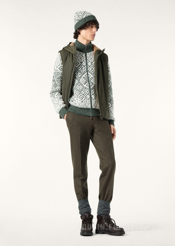 Paroo男士飞行员毛衫 羊绒 - Coarsehair®