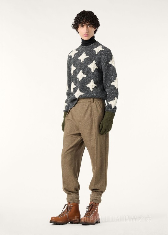 Val Thorens男士圆领上衣 羊绒