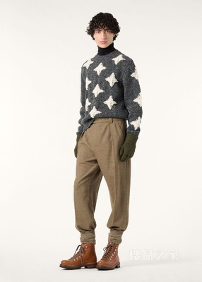 Val Thorens男士圆领上衣 羊绒