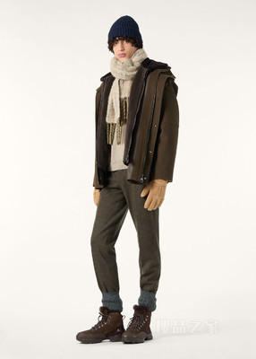 Arwen男士派克大衣 Wish®羊毛, 羊绒 - Storm System®