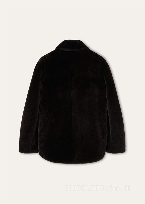 Cades男士衬衫式外套 剪毛绵羊皮