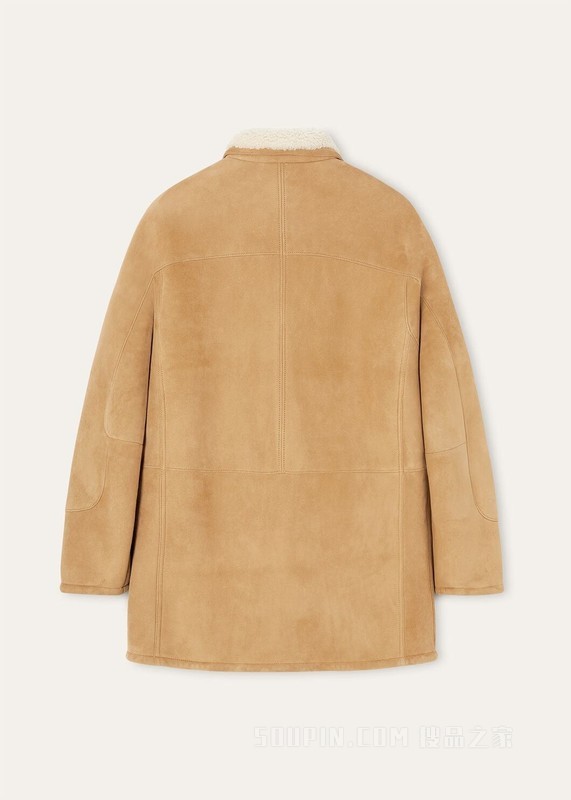 Car男士大衣 剪毛绵羊皮