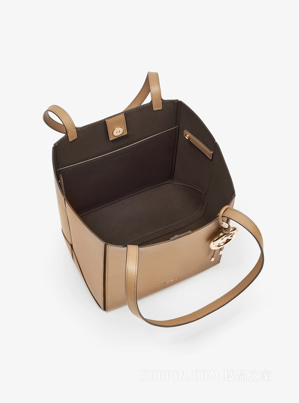 Jordi 中号皮质托特包