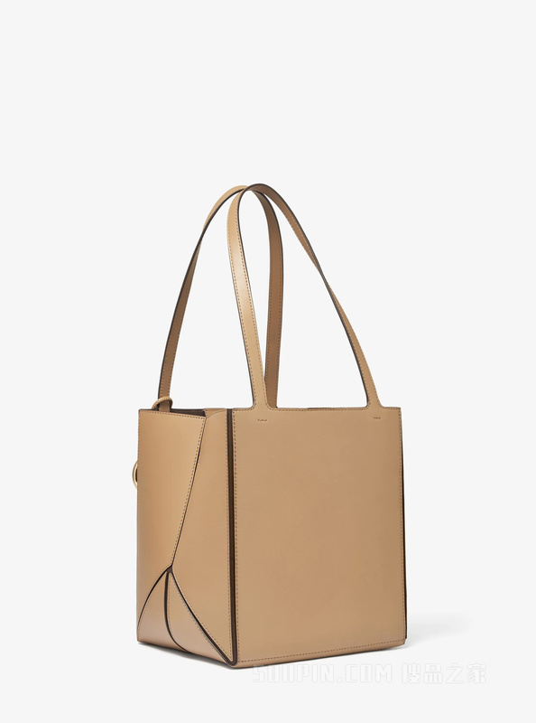 Jordi 中号皮质托特包