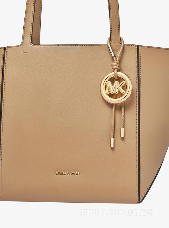 Jordi 中号皮质托特包