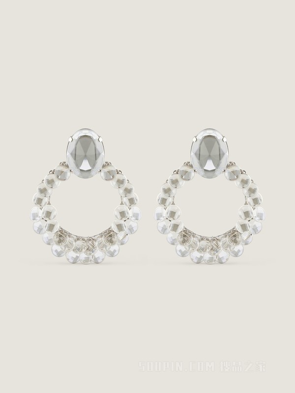 Broken Chandelier夹式耳环