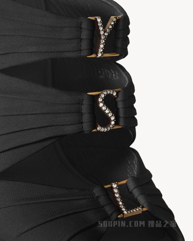 EMILIE绉缎穆勒鞋