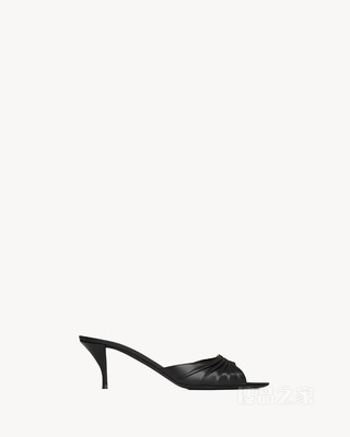 BABYLONE光滑皮革穆勒鞋