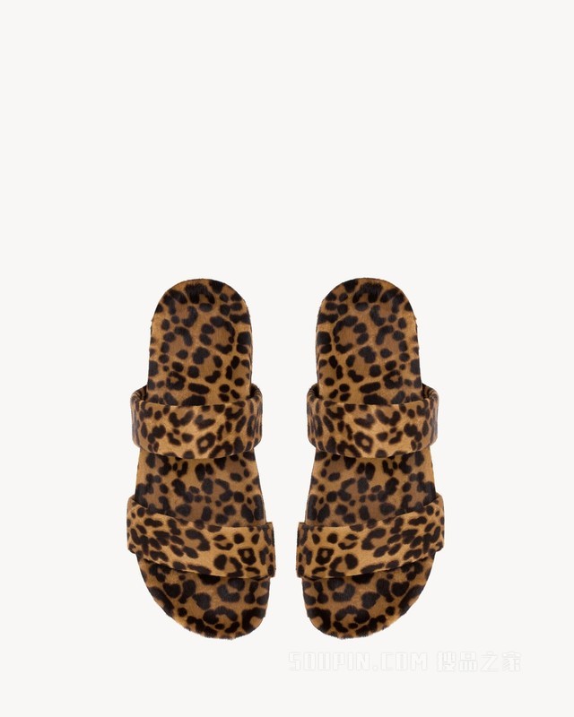 NICHOLS马毛皮革凉鞋