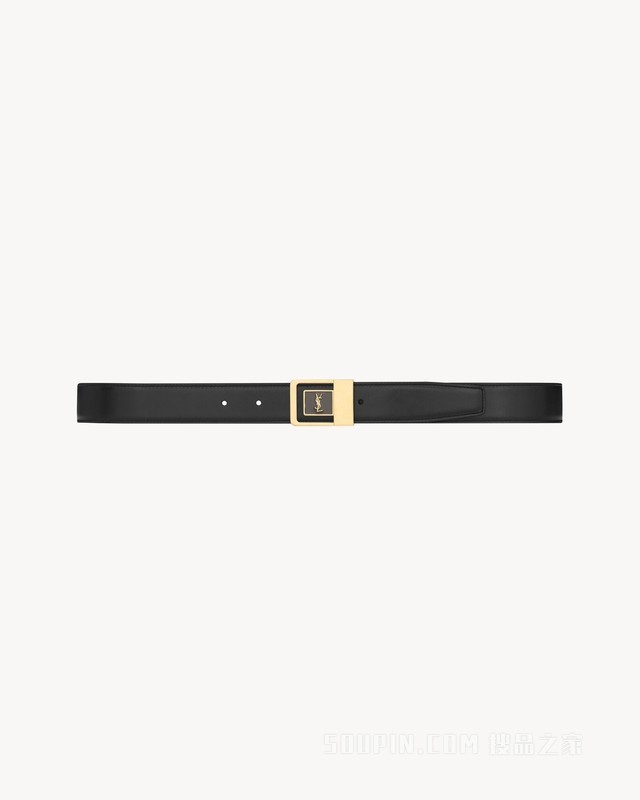 LA 66光滑皮革腰带