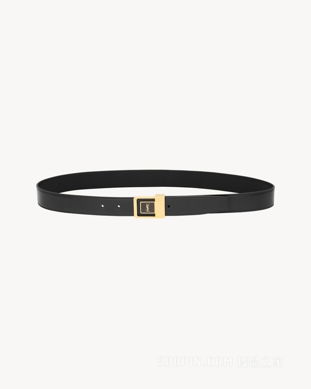 LA 66光滑皮革腰带