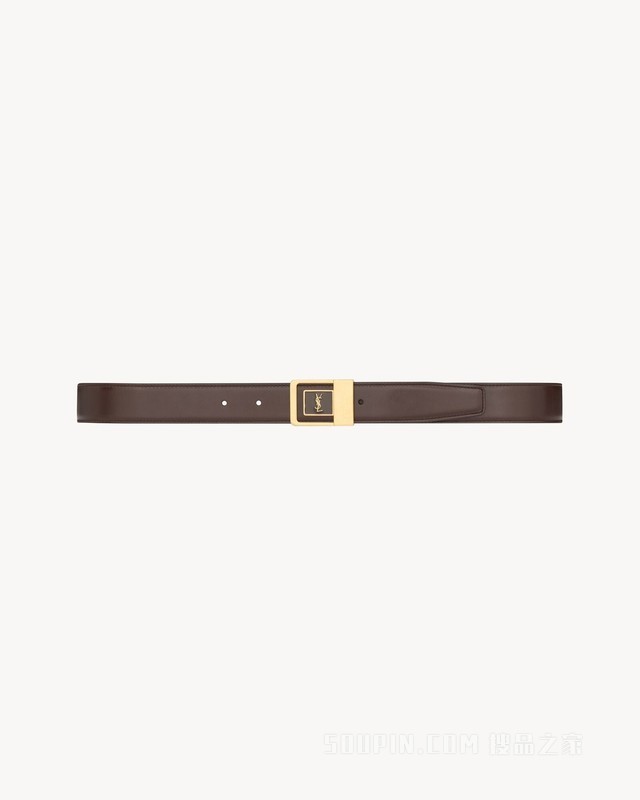 LA 66光滑皮革腰带