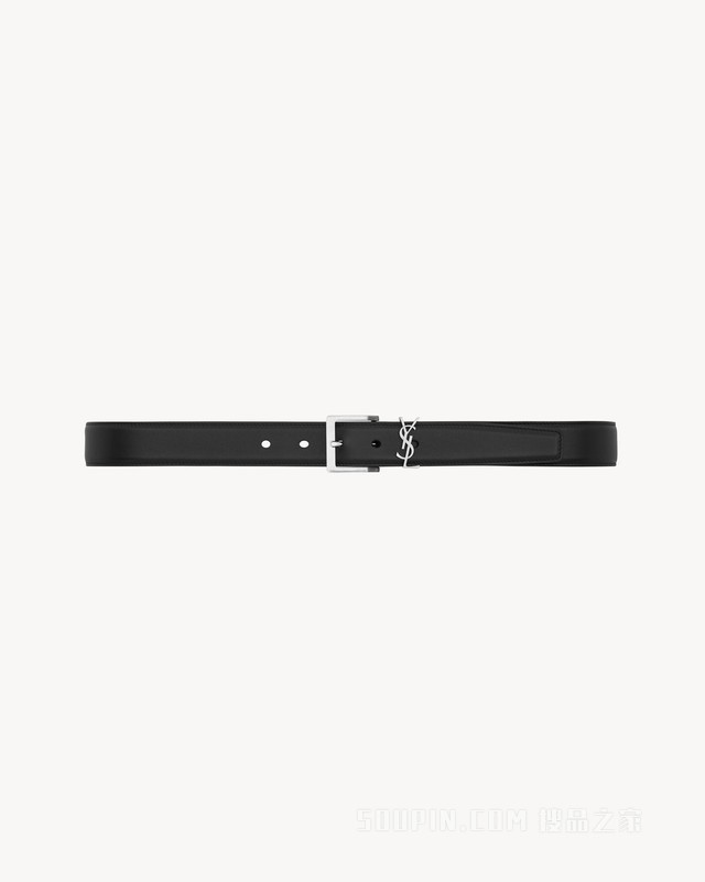 LE CASSANDRE VADIM光滑皮革腰带