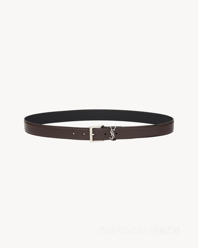 LE CASSANDRE VADIM光滑皮革腰带