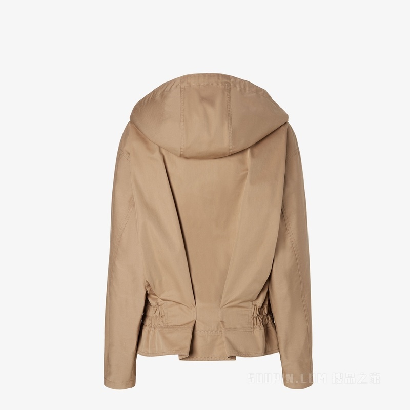 夹克 米色棉夹克衫