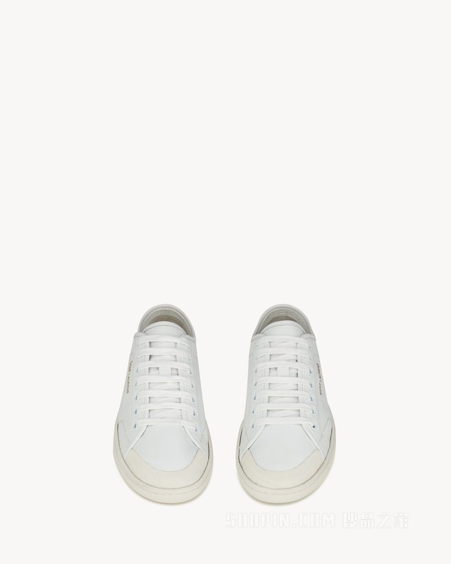 GYM光滑皮革运动鞋