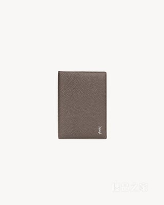 TINY LE CASSANDRE粒面皮革护照夹