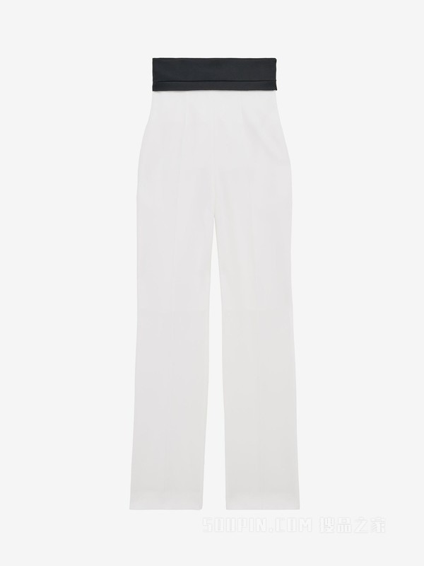 高腰西装裤