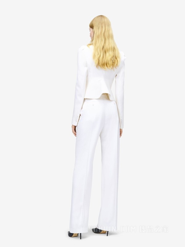 高腰西装裤