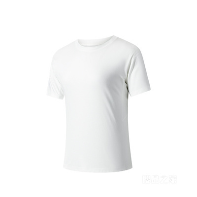 安踏冠军户外徒步女子冰感抗菌短袖针织衫