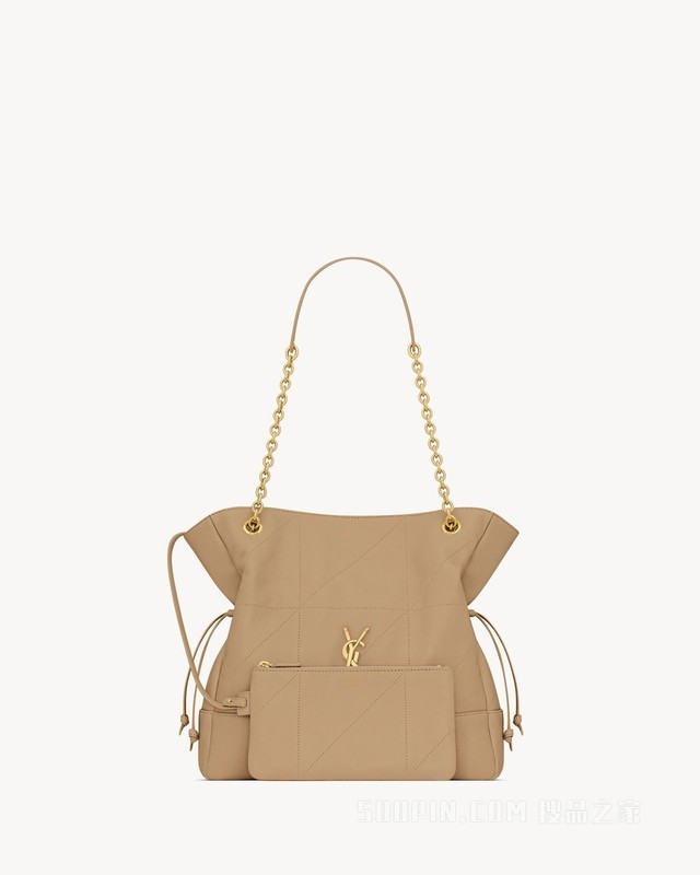 JAMIE SHOPPING 小号羊皮革托特包