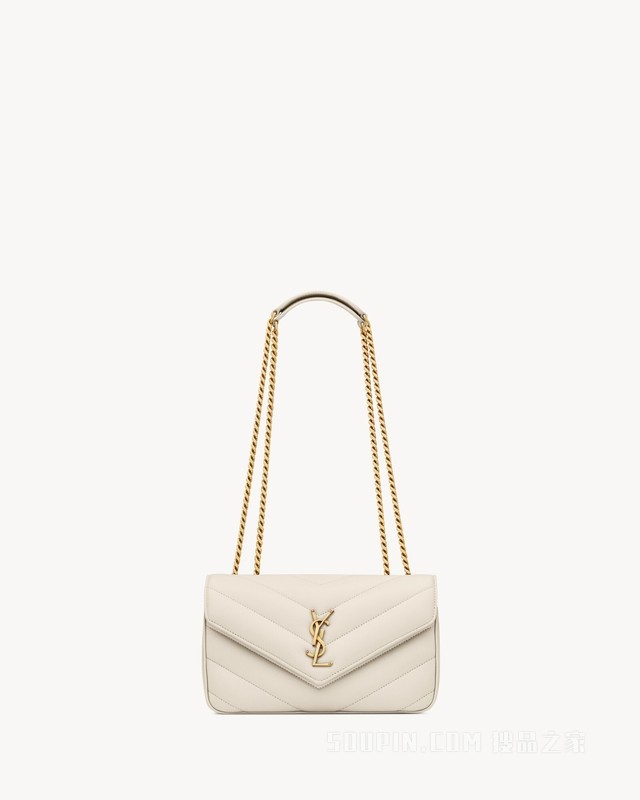 LOULOU小号绗缝小羊皮手袋