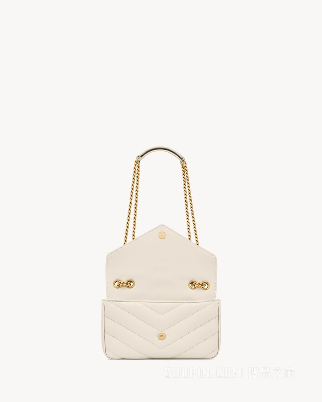 LOULOU小号绗缝小羊皮手袋