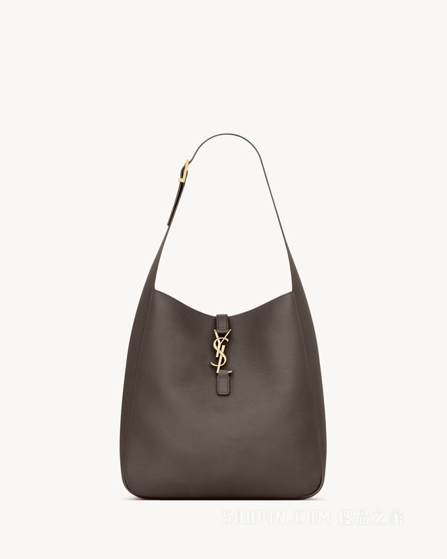 LE 5 À 7大号柔软粒面皮革手袋