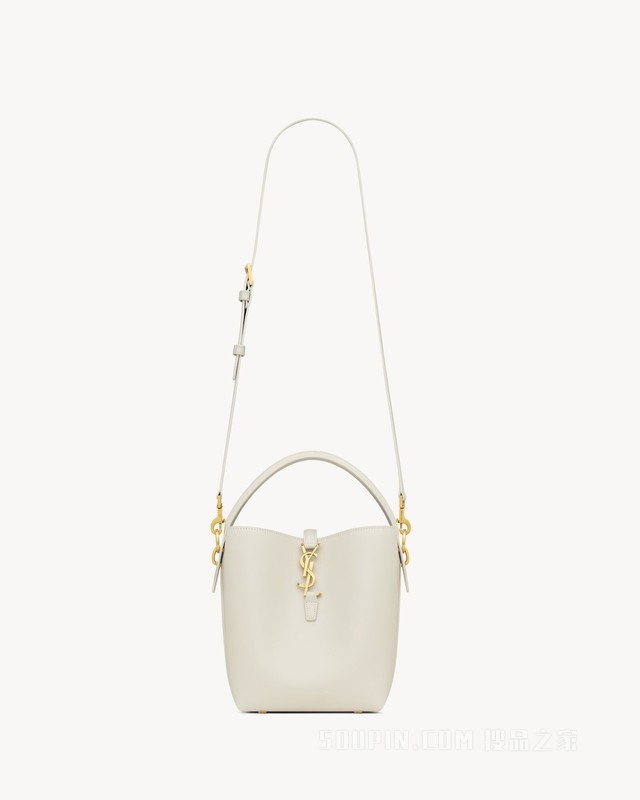 LE 37小号亮面皮革手袋