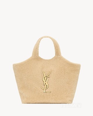 ICARE羊毛皮手袋