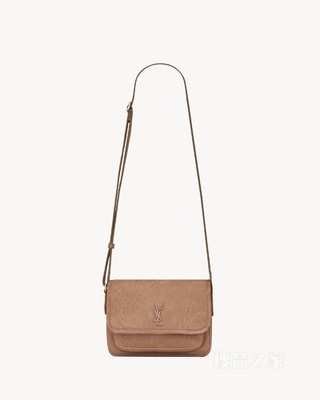 NIKI小号粒面牛巴革邮差包