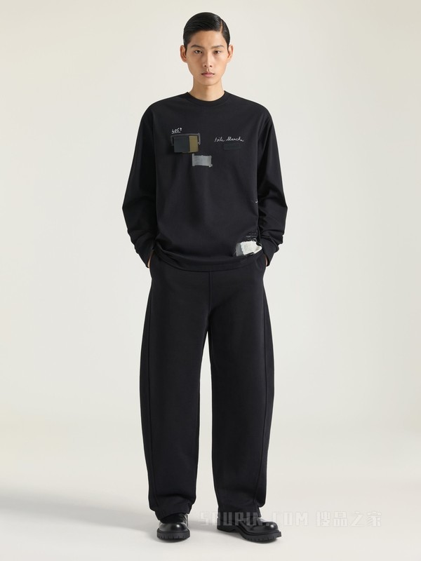 错视效果图案T恤